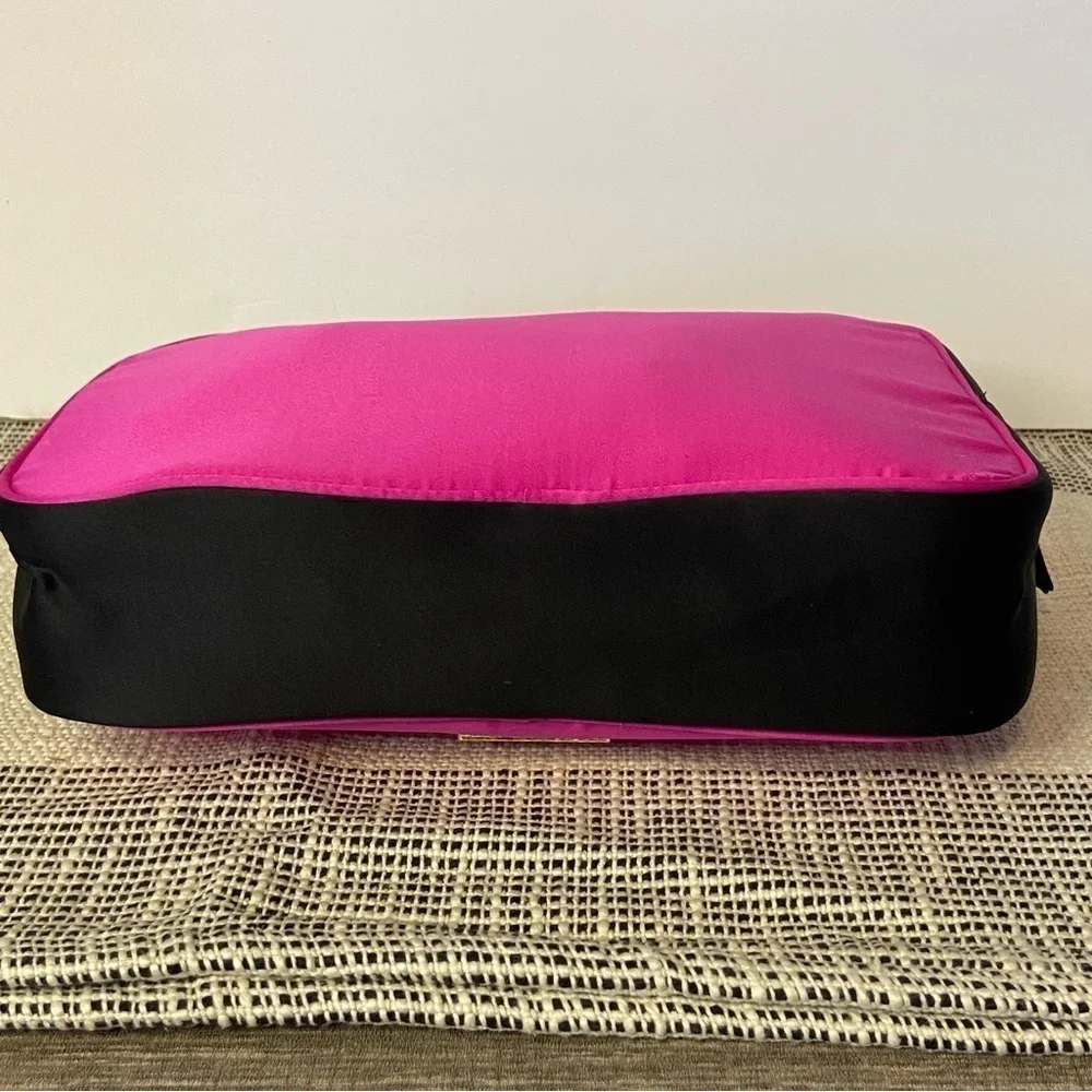 PRADA / Candy Pink & Black Cosmetic Bag
